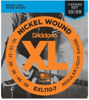 EXL110-7 Nickel Wound Electric 7-String 10-59 - 7-snarige set