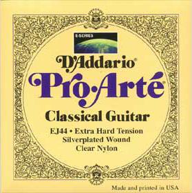 D'addario Jeu De 6 Cordes Ej44 Pro Arte  Classical Nylon Core - Hard Tension - Nylonsnaren voor klassieke gitaar - Variation 1