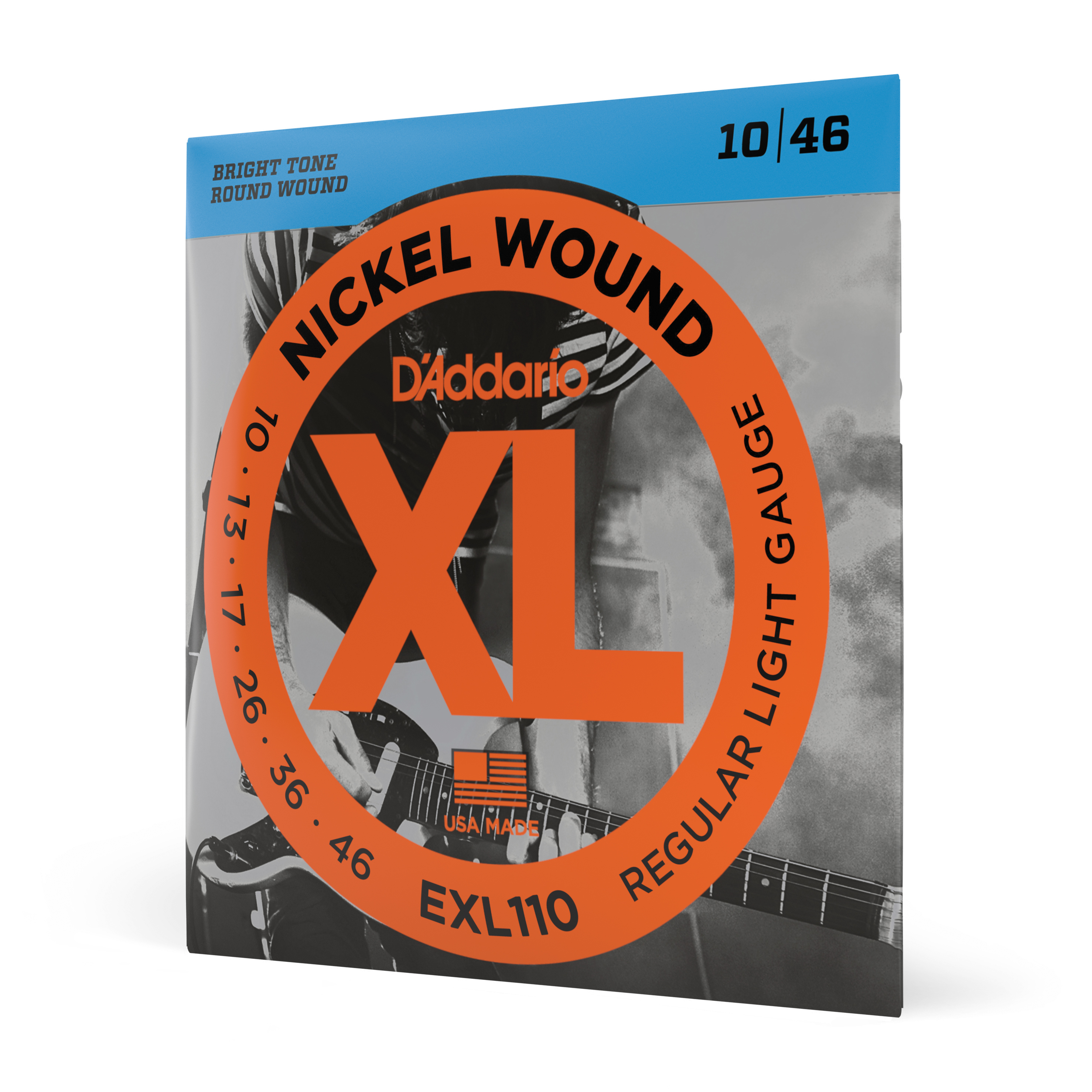 D'addario Jeu De 6 Cordes Guit. Elec. 6c Nickel Wound Regular Light 0.10-0.46 Exl110 - Elektrische gitaarsnaren - Variation 3