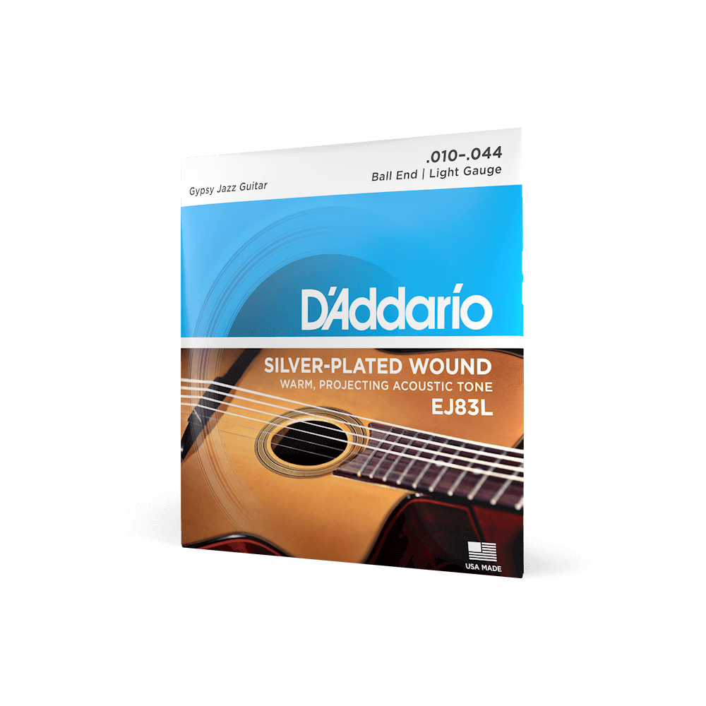 D'addario Ej83l Acoustic Gipsy Jazz Regular Light Ball End 10-44 - Westerngitaarsnaren - Variation 1