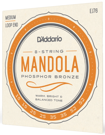 D'addario Phosphor Bronze Mandola 15-52 - Mandolinesnaren - Variation 1