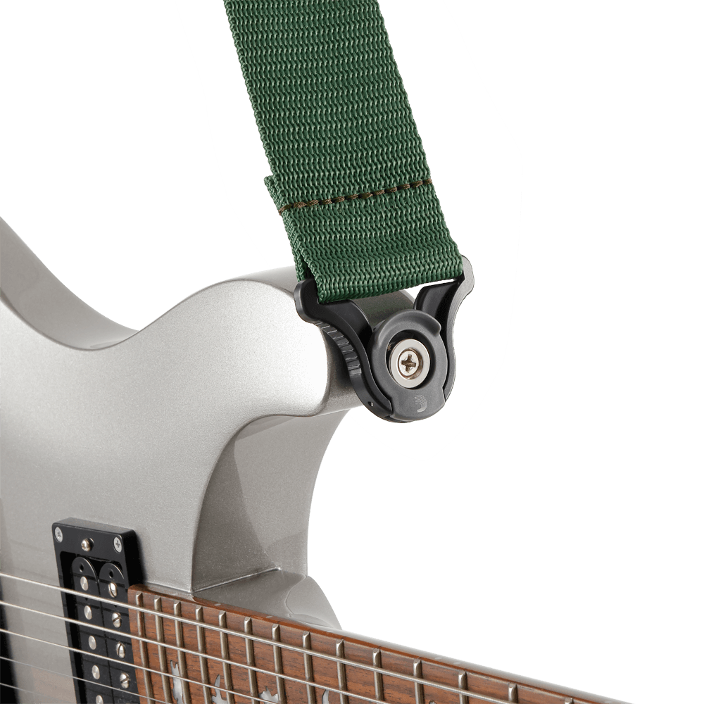 D'addario Sangle Auto Lock Pour Guitare, Vert - Gitaarriem - Variation 3