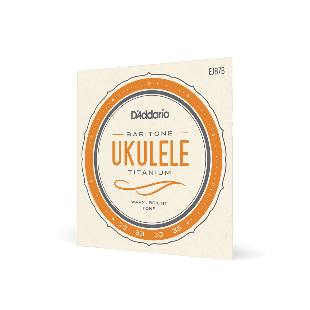 D'addario Ej87b UkulÉlÉ Baritone (4)  Pro-artÉ Titanium 028-035w - Ukulelesnaren - Variation 1