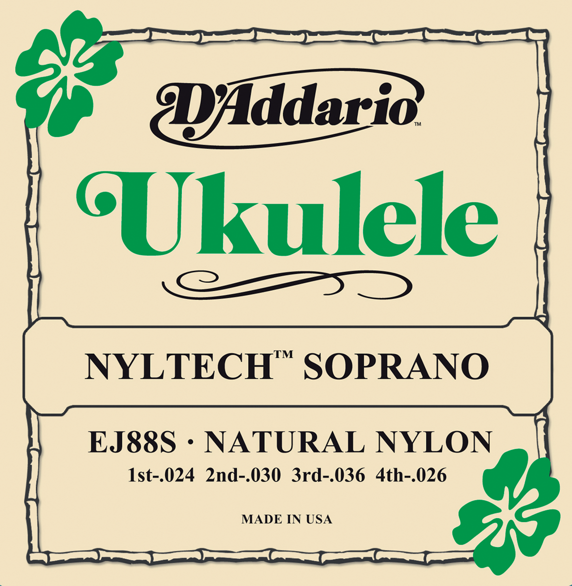 D'addario Ukulele Soprano Nyltech 024.026 Ej88s - Ukulelesnaren - Variation 1