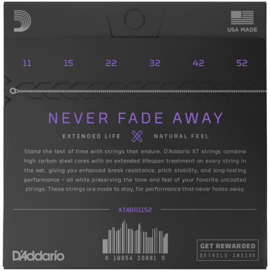 D'addario Xtabr1152 Acoustic Guitar 80/20 Bronze 6c 11-52 - Westerngitaarsnaren - Variation 1