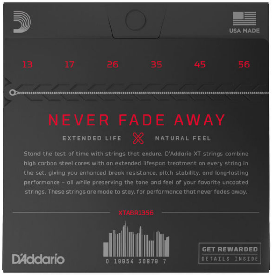 D'addario Xtabr1356 Acoustic Guitar 80/20 Bronze 6c 13-56 - Westerngitaarsnaren - Variation 1