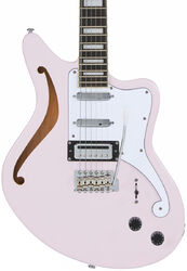 Semi hollow elektriche gitaar D'angelico Premier Bedford SH - Shell pink