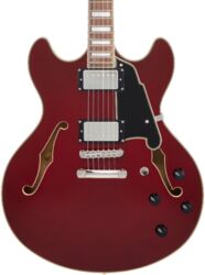Semi hollow elektriche gitaar D'angelico Premier DC - Burnt Red