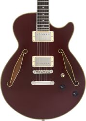 Semi hollow elektriche gitaar D'angelico Excel SS Tour - Solid wine