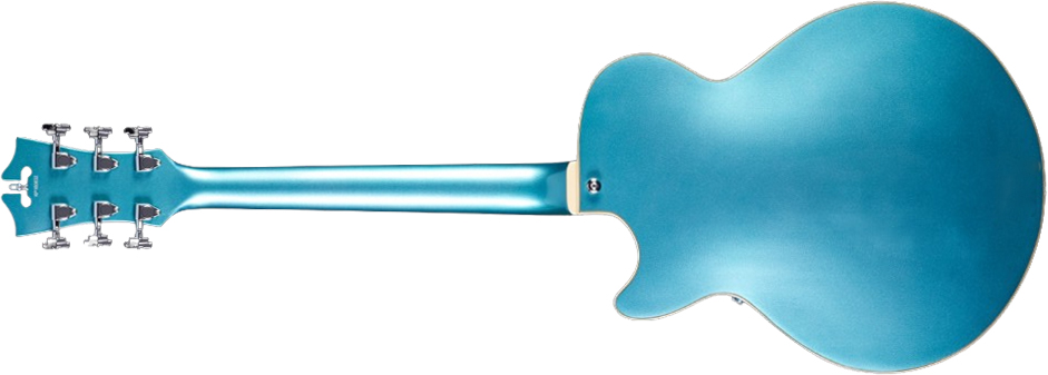 D'angelico Ss Premier 2h Ht Rw - Ocean Turquoise - Hollow bodytock elektrische gitaar - Variation 1