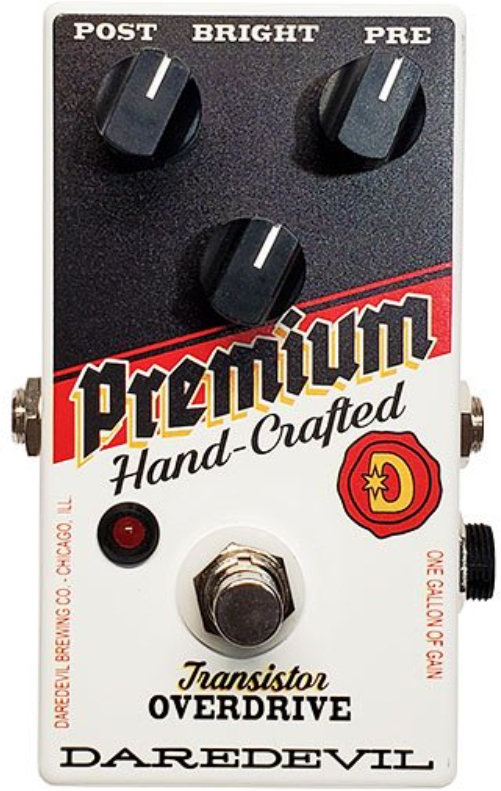 Daredevil Pedals Premium Transistor Overdrive - Overdrive/Distortion/fuzz effectpedaal - Main picture