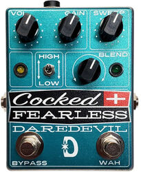 Overdrive/distortion/fuzz effectpedaal Daredevil pedals Cocked & Fearless Fixed Wah / Distortion