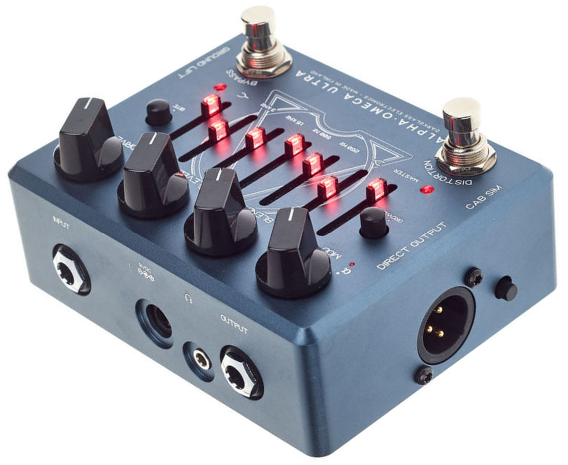 Darkglass Alpha Omega Ultra V2 Aux-in Bass Preamp - Overdrive/distortion/fuzz effectpedaal - Variation 2