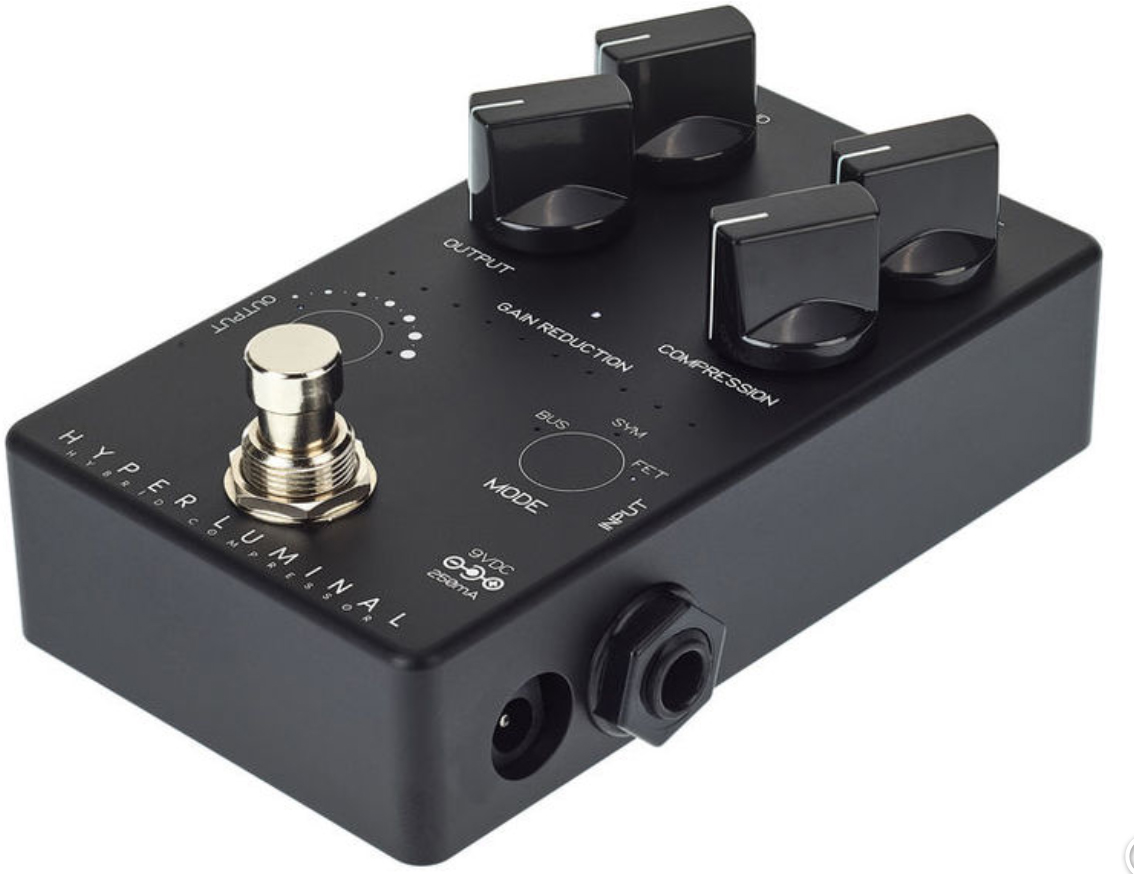 Darkglass Hyper Luminal Hybrid Compressor Ltd Black - Compressor/sustain/noise gate effectpedaal - Variation 1