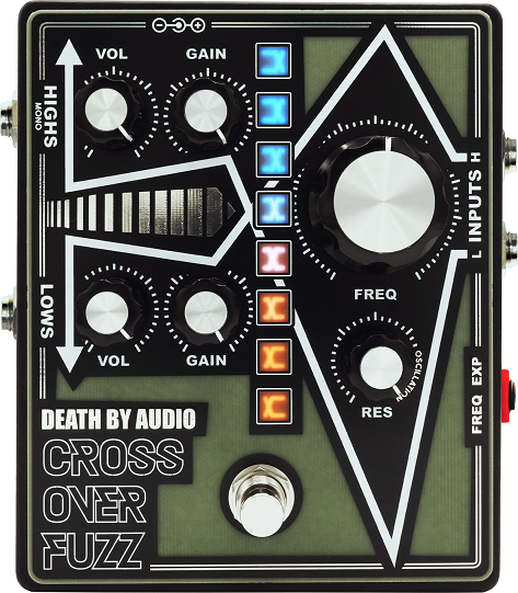 Death By Audio Crossover Fuzz - Overdrive/Distortion/fuzz effectpedaal - Main picture