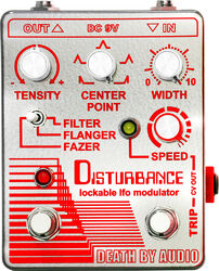 Modulation/chorus/flanger/phaser en tremolo effect pedaal Death by audio Disturbance Modulator