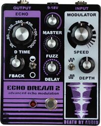 Reverb/delay/echo effect pedaal Death by audio ECHO DREAM 2 ANALOG ECHO ET FUZZ
