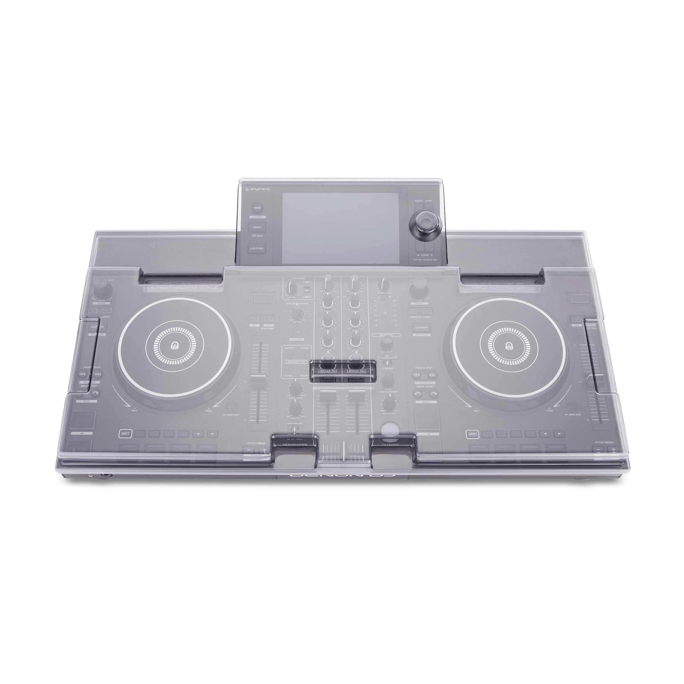 Decksaver Denon Dj Sc Live 2 Cover - Draaitafelafdekking - Variation 4