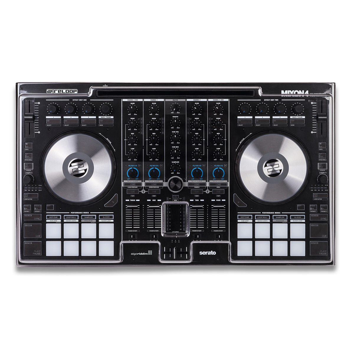 Decksaver Reloop Mixon 4 & 8 Pro Cover - Draaitafelafdekking - Variation 1