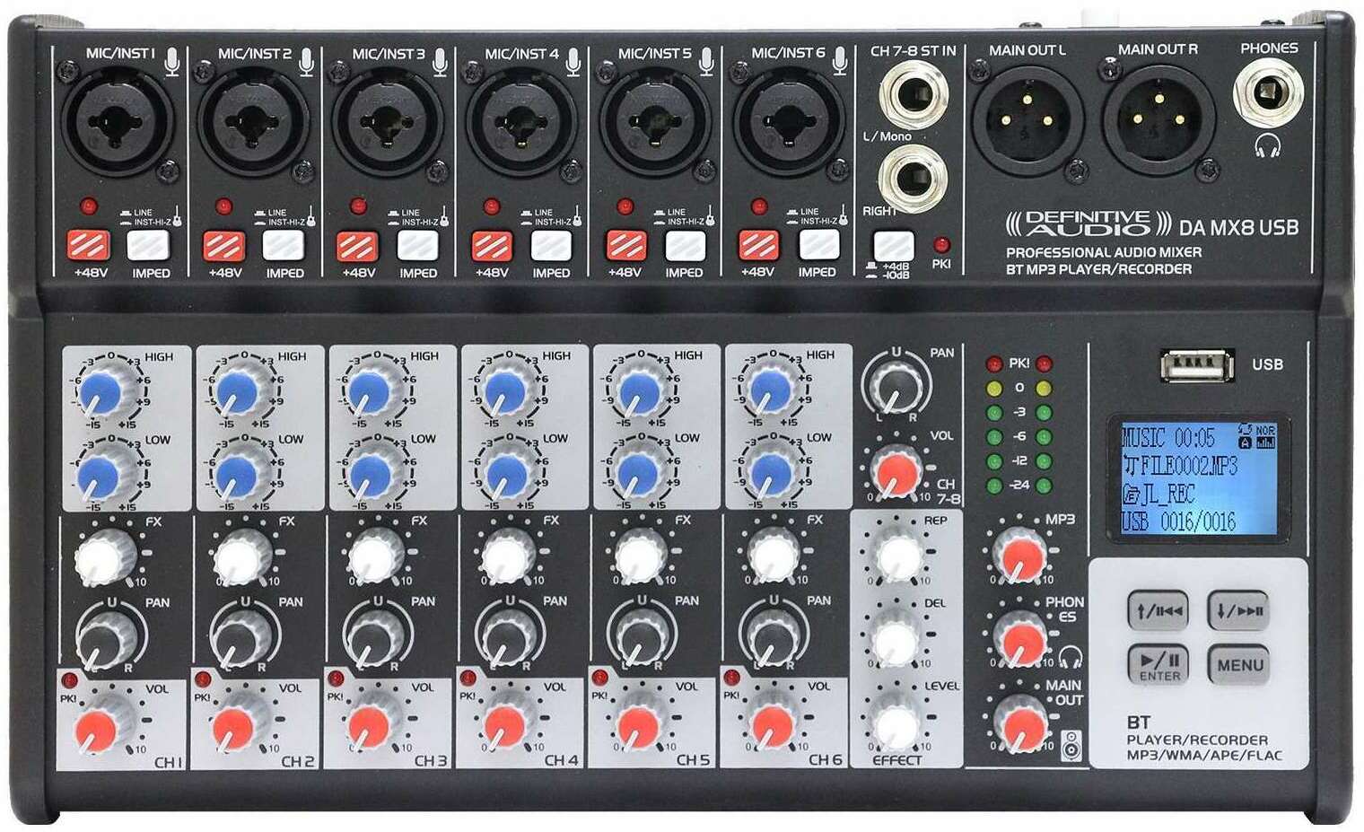 Definitive Audio Da Mx 8 Usb - Analoge Mengtafel - Main picture