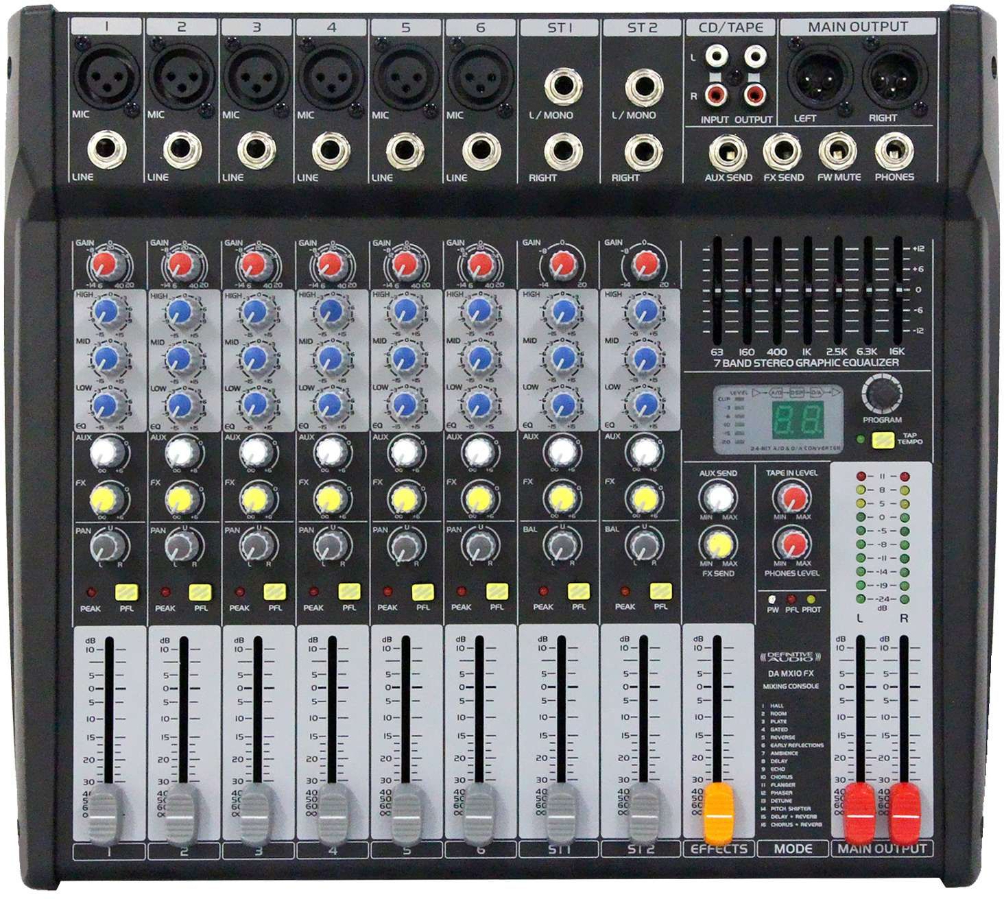 Definitive Audio Da Mx10 Fx2 - Analoge Mengtafel - Main picture