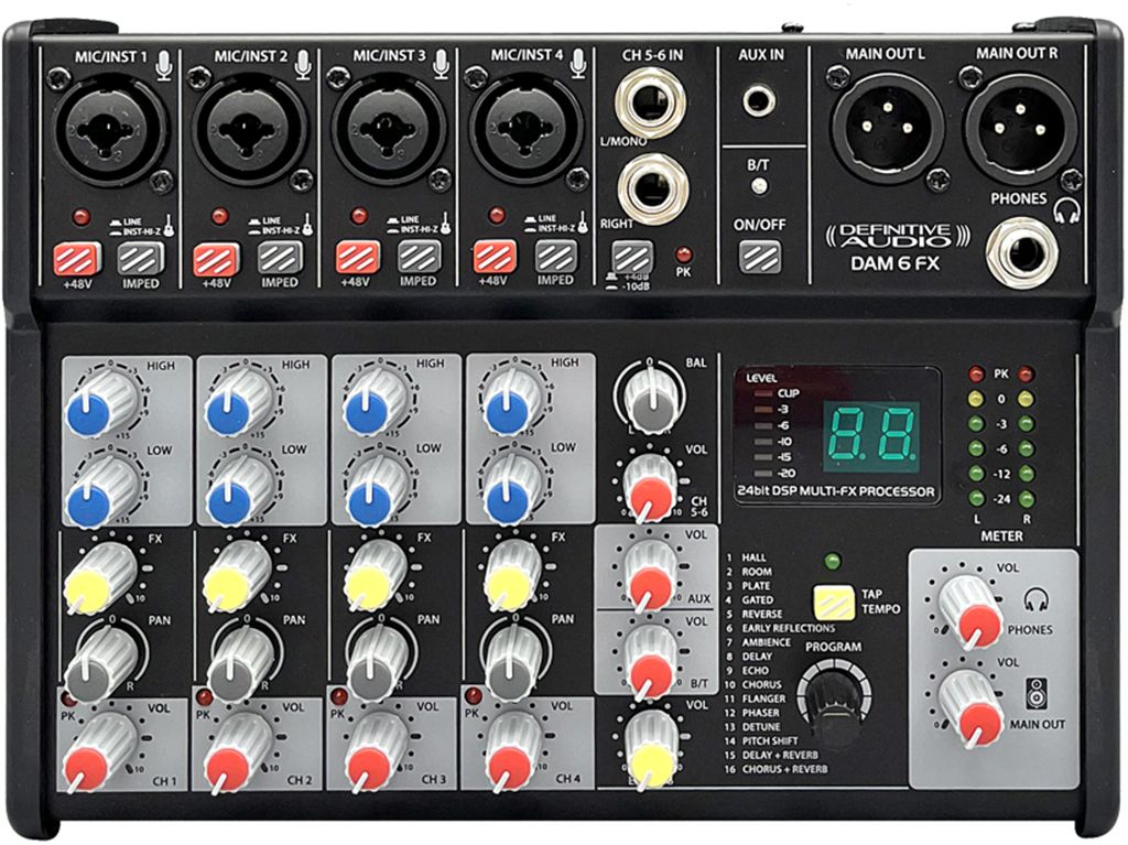 Definitive Audio Dam 6 Fx - Analoge Mengtafel - Main picture