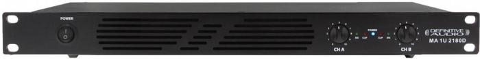 Stereo krachtversterker Definitive audio MA 1U 2180D