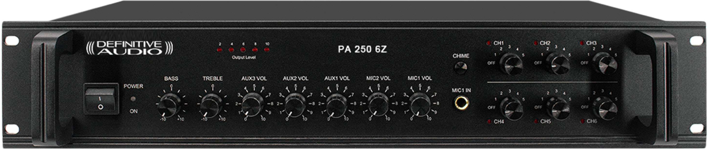 Definitive Audio Pa 250 6z - Multi-kanalen krachtversterker - Main picture