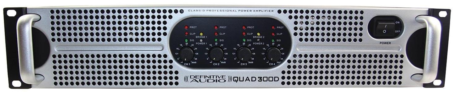 Multi-kanalen krachtversterker Definitive audio Quad 300D