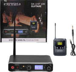 Draadloze instrumentmicrofoon Definitive audio DA UHF 100 GUITARE