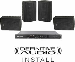 Passieve luidspreker Definitive audio Pack Install Resto Black V2