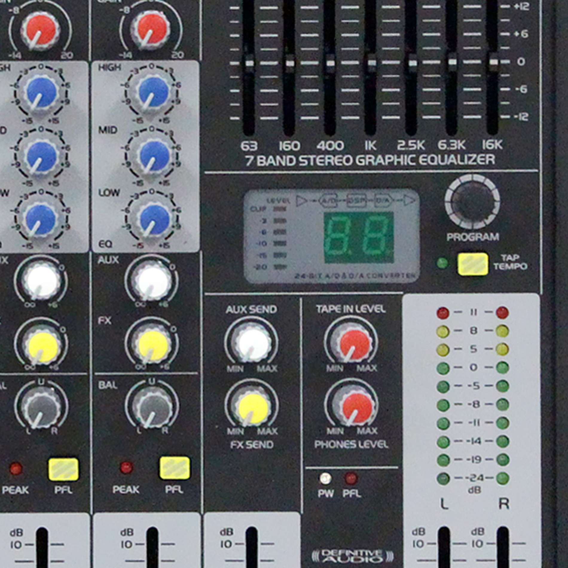 Definitive Audio Da Mx8 Fx2 - Analoge Mengtafel - Variation 2