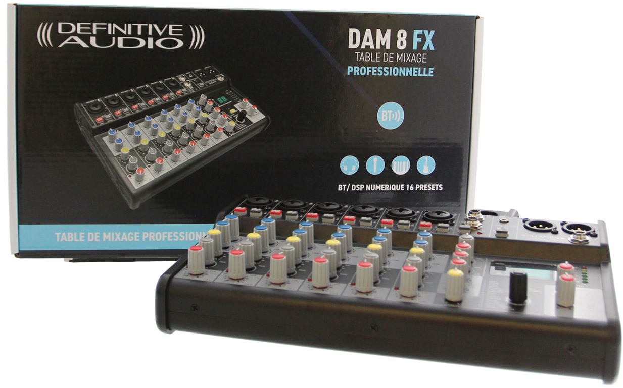 Definitive Audio Dam 8 Fx - Analoge Mengtafel - Variation 3