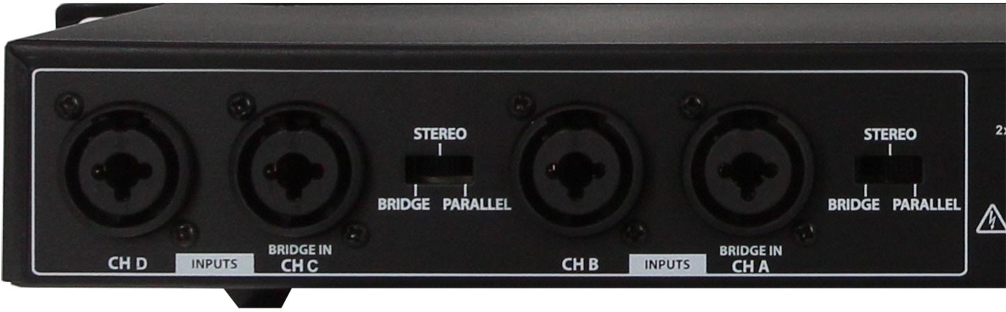 Definitive Audio Quad 1u 150d - Multi-kanalen krachtversterker - Variation 4
