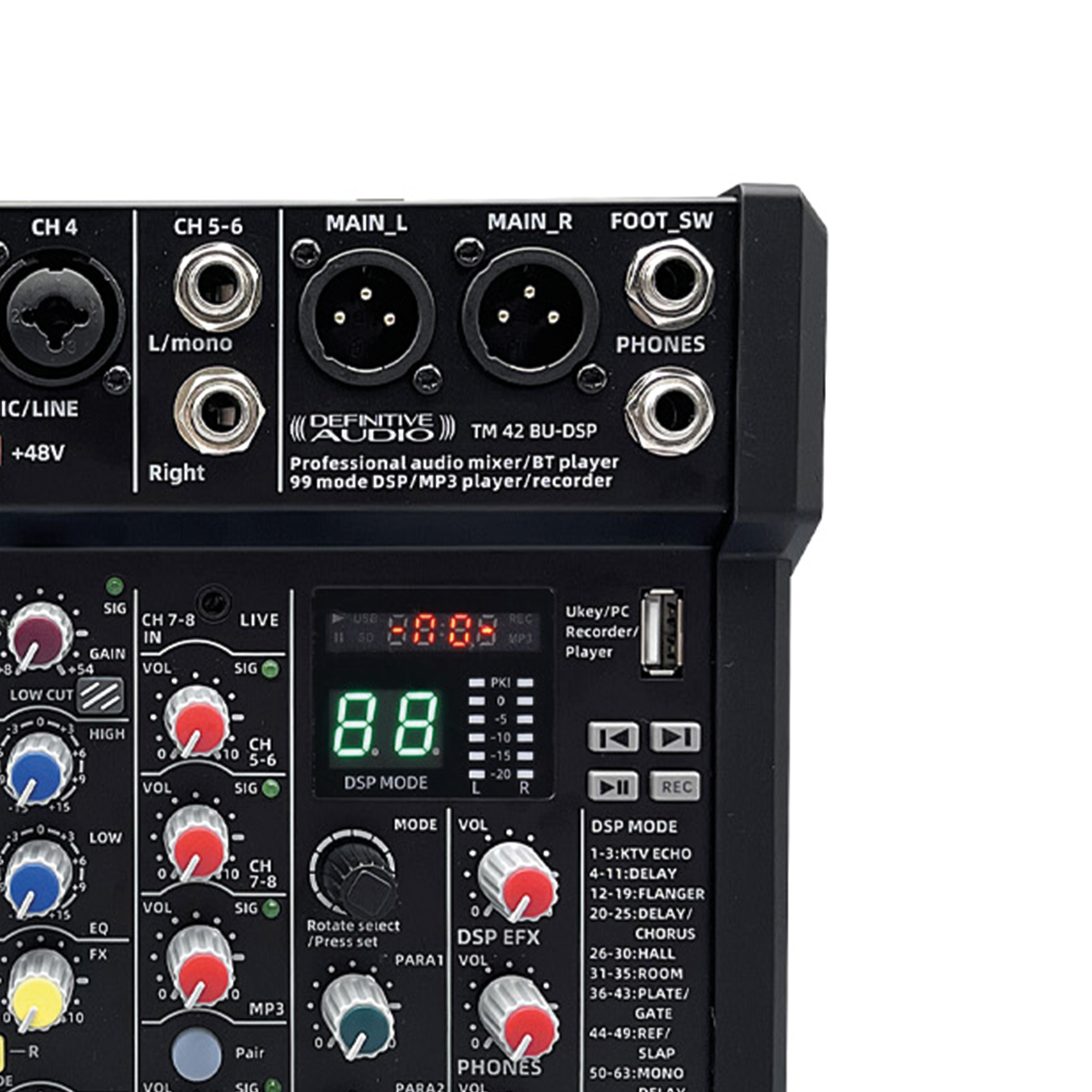 Definitive Audio Tm 42 Bu-dsp - Analoge Mengtafel - Variation 6