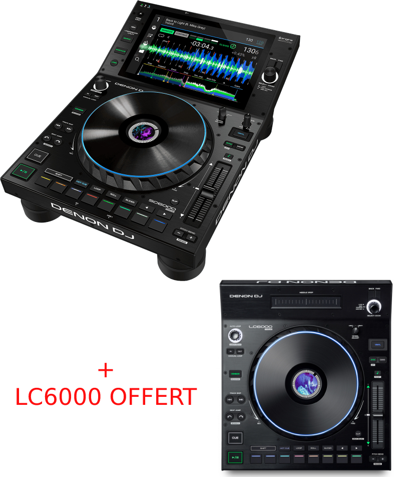 Denon Dj Sc 6000  + Lc 6000 - MP3 & CD Draaitafel - Main picture