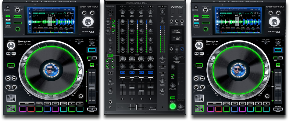 Denon Dj X1800 Prime + Denon Dj Sc5000 Prime - DJ set - Main picture