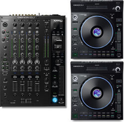 Full dj set Denon dj 2 x X1850 + LC6000 Prime