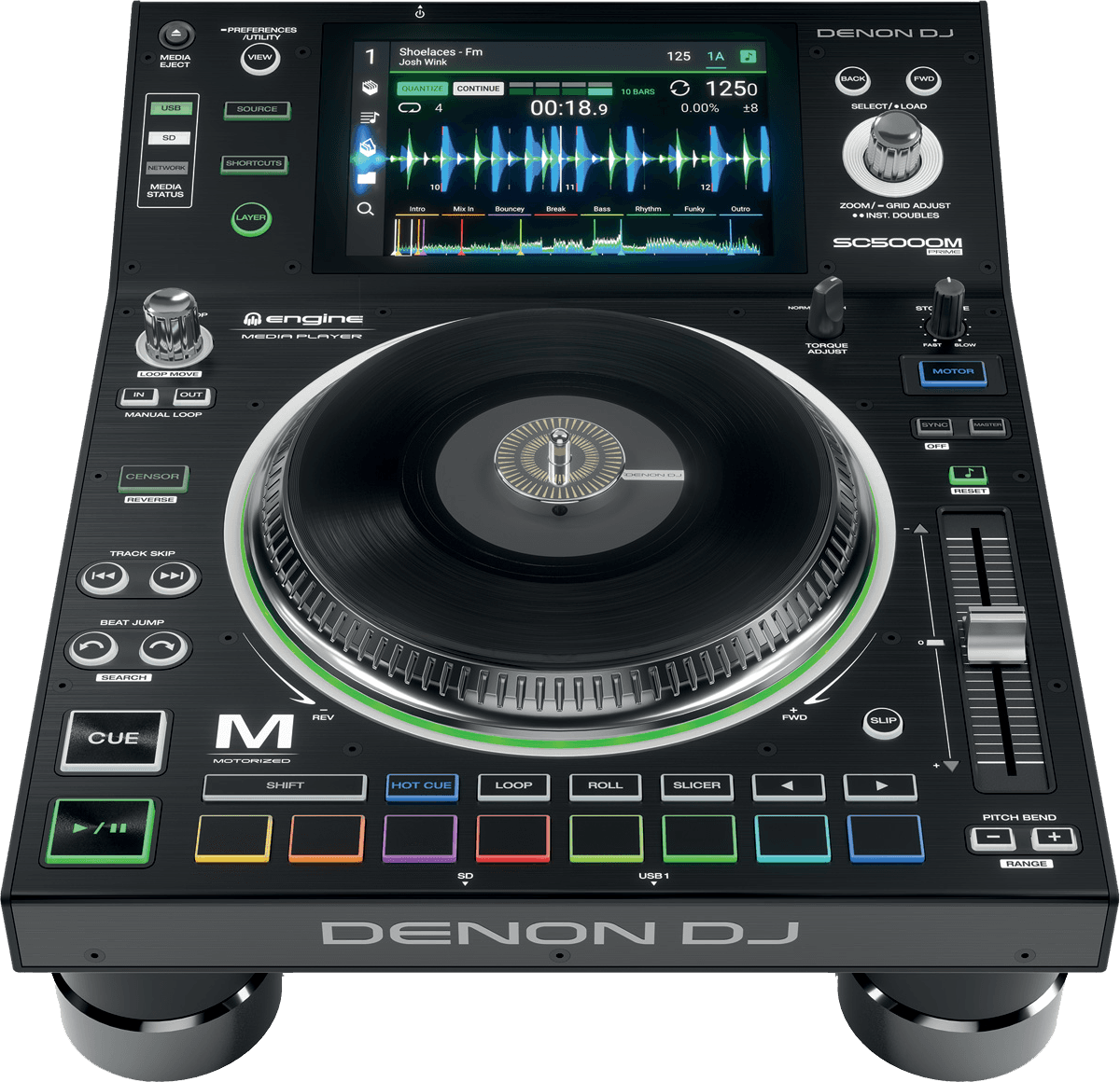 Denon Dj Sc5000m Prime - MP3 & CD Draaitafel - Variation 1