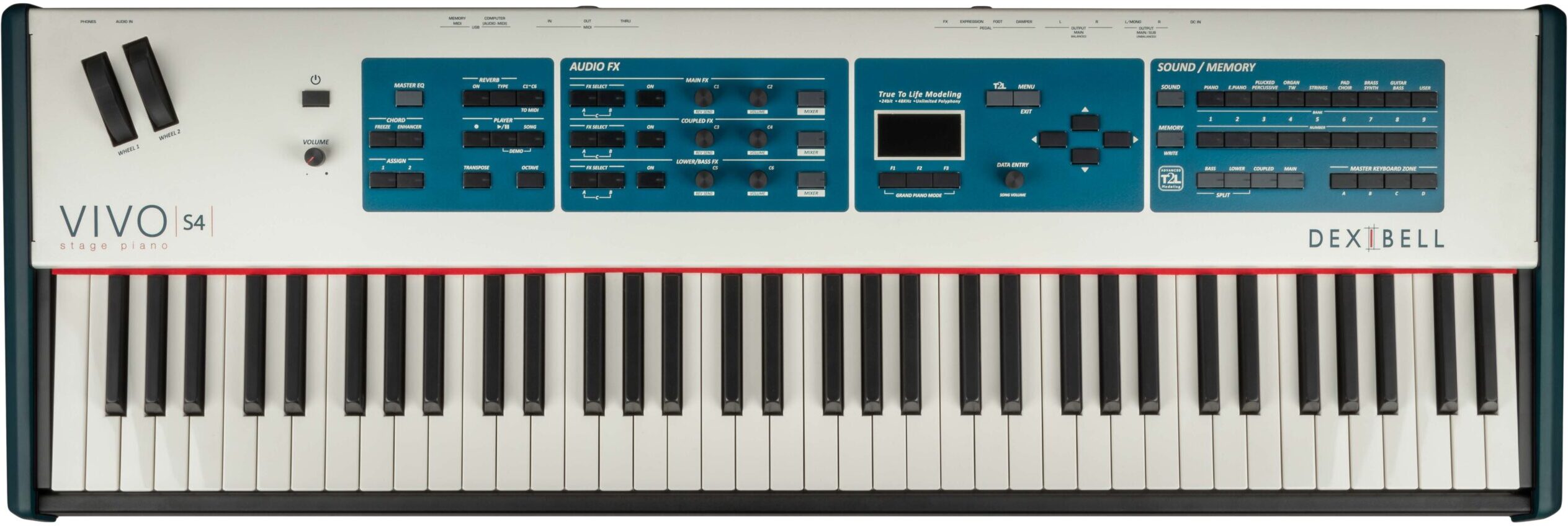 Dexibell Vivo S4 - Bleu - Draagbaar digitale piano - Main picture