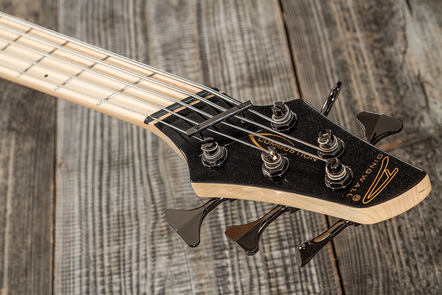 Dingwall Adam Nolly Getgood Ng2 5c Sig Active Mn +housse - Metallic Black - Solid body elektrische bas - Variation 6