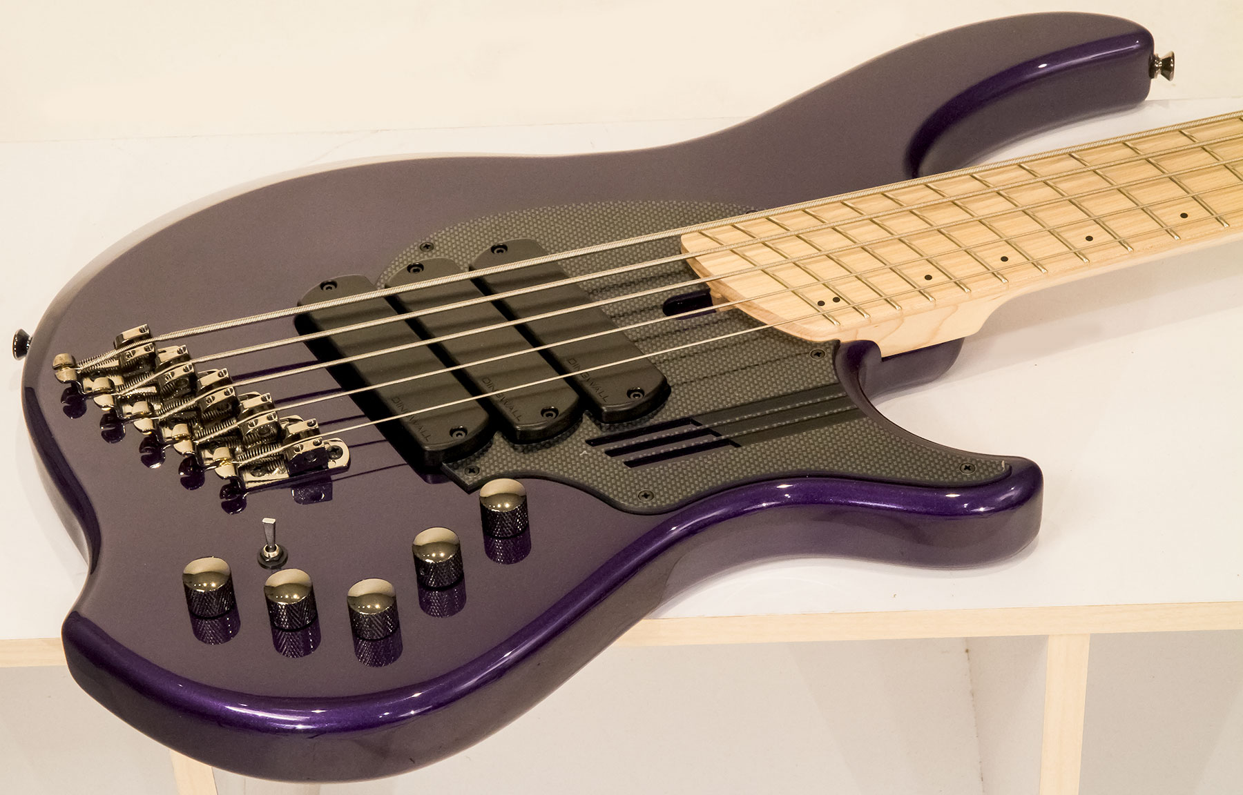 Dingwall Adam Nolly Getgood Ng3 5c Signature 3pu Active Mn - Purple Metallic - Solid body elektrische bas - Variation 1