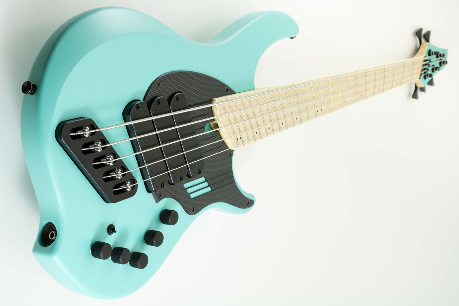 Dingwall Adam Nolly Getgood Ng3 5c Lh Signature Gaucher 3pu Active Mn - Matte Celestial Blue - Solid body elektrische bas - Variation 1