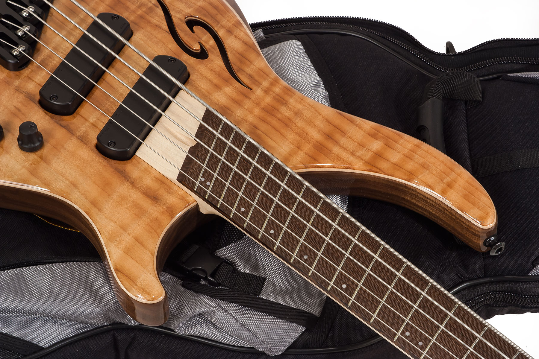 Dingwall Afterburner Ii 5 2-pickups Wen +housse - Natural - Solid body elektrische bas - Variation 2