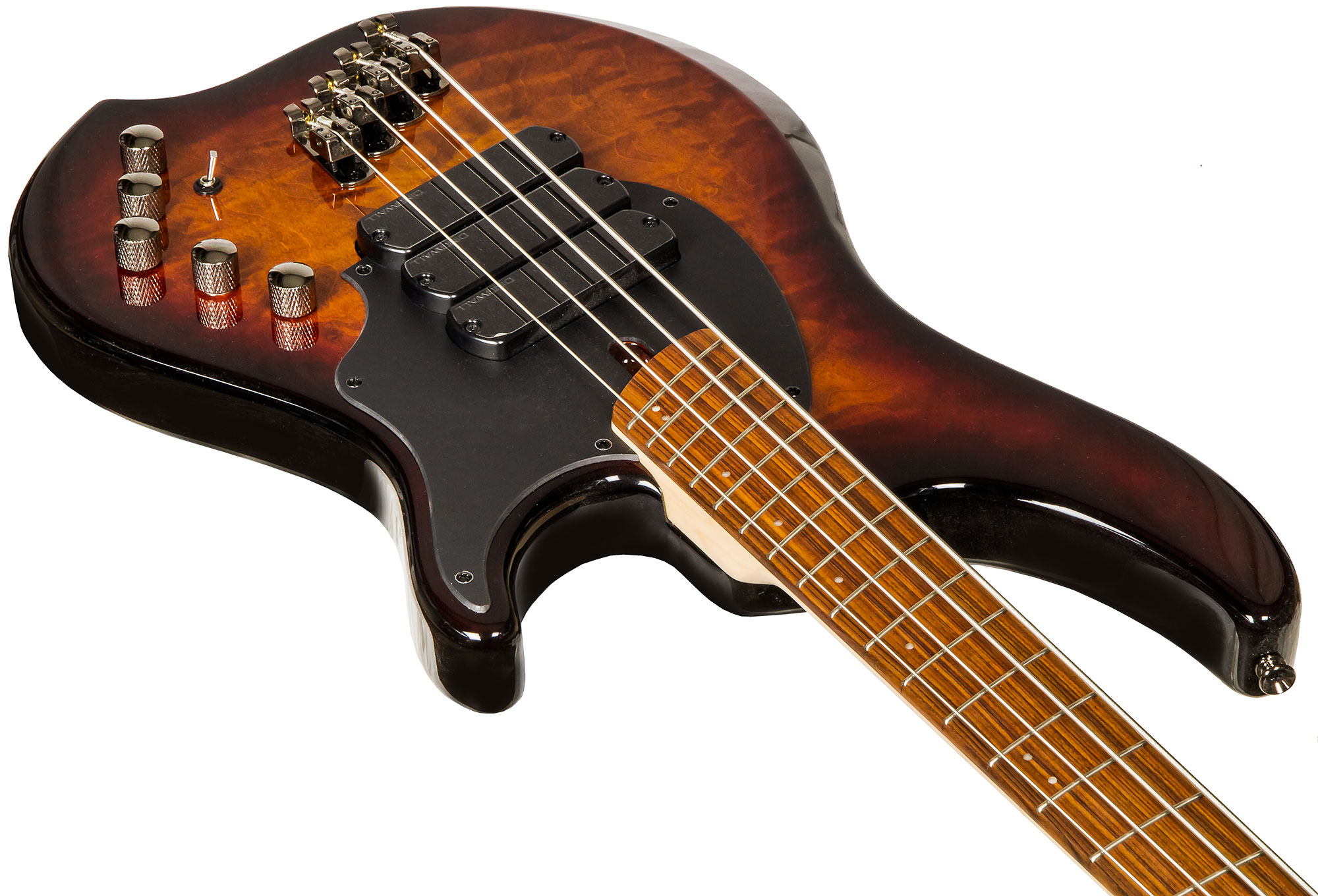 Dingwall Combustion Cb3 4c 3pu Active Pf - Vintage Burst - Solid body elektrische bas - Variation 2