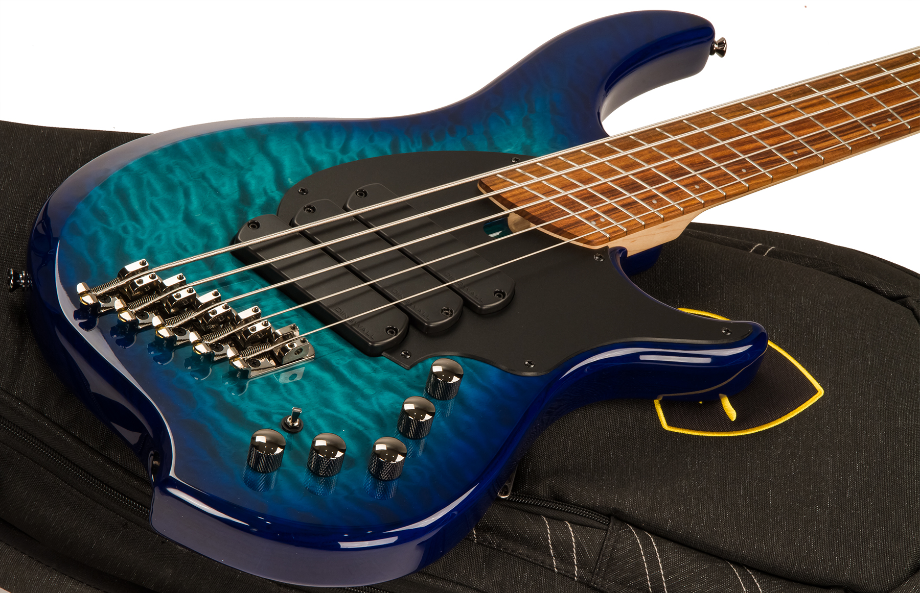 Dingwall Combustion 5 3-pickups Pf +housse - Whalepool Burst - Solid body elektrische bas - Variation 3