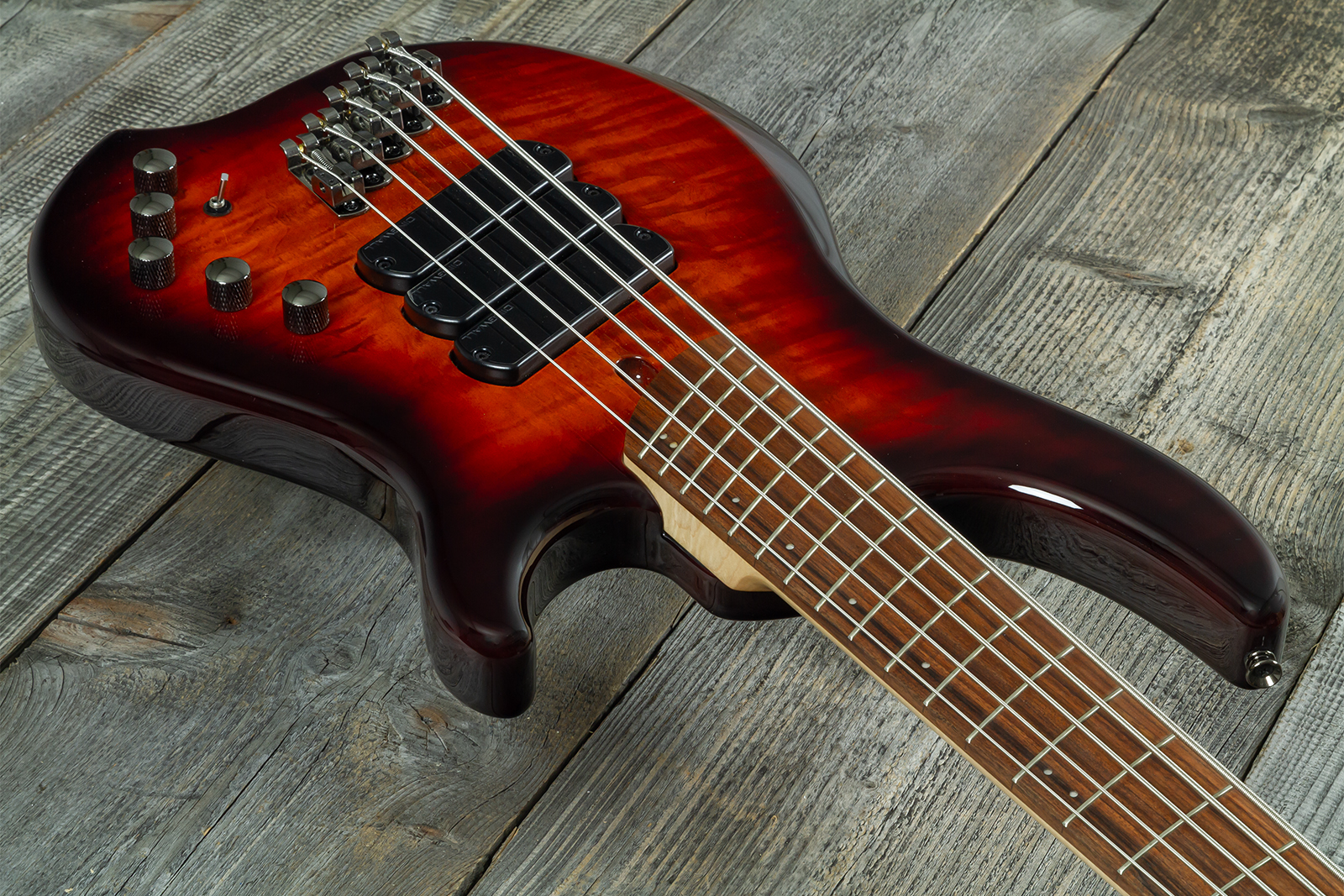 Dingwall Combustion Cb3 5c 3pu Active Pf - Vintage Burst Gloss - Solid body elektrische bas - Variation 10