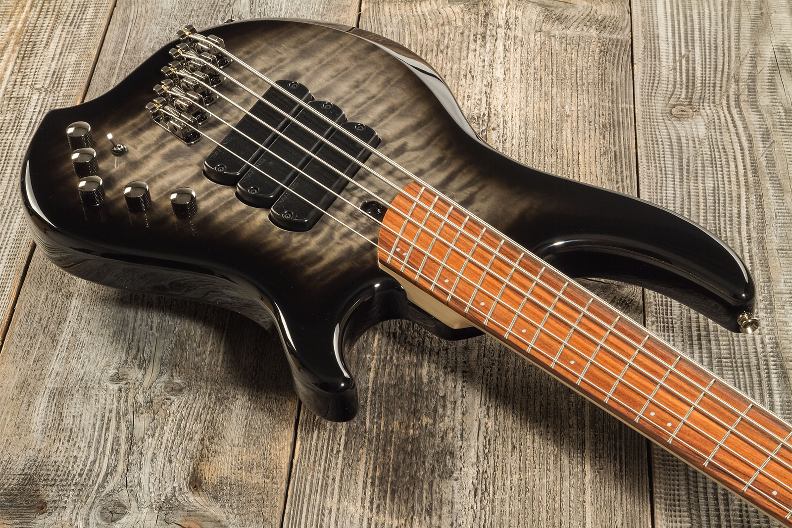Dingwall Combustion Cb3 5c 3pu Active Pf - 2-tone Blackburst - Solid body elektrische bas - Variation 11