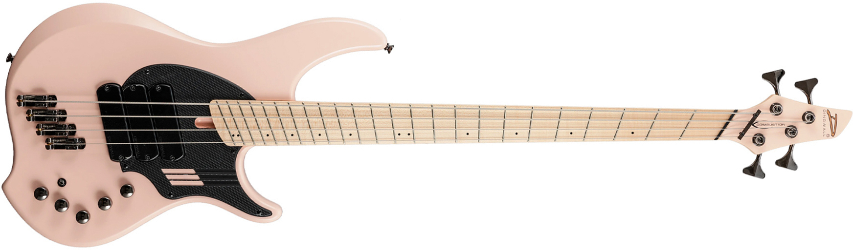 Dingwall Adam Nolly Getgood Ng3 4c Signature 3pu Active Mn - Matte Shell Pink - Solid body elektrische bas - Main picture