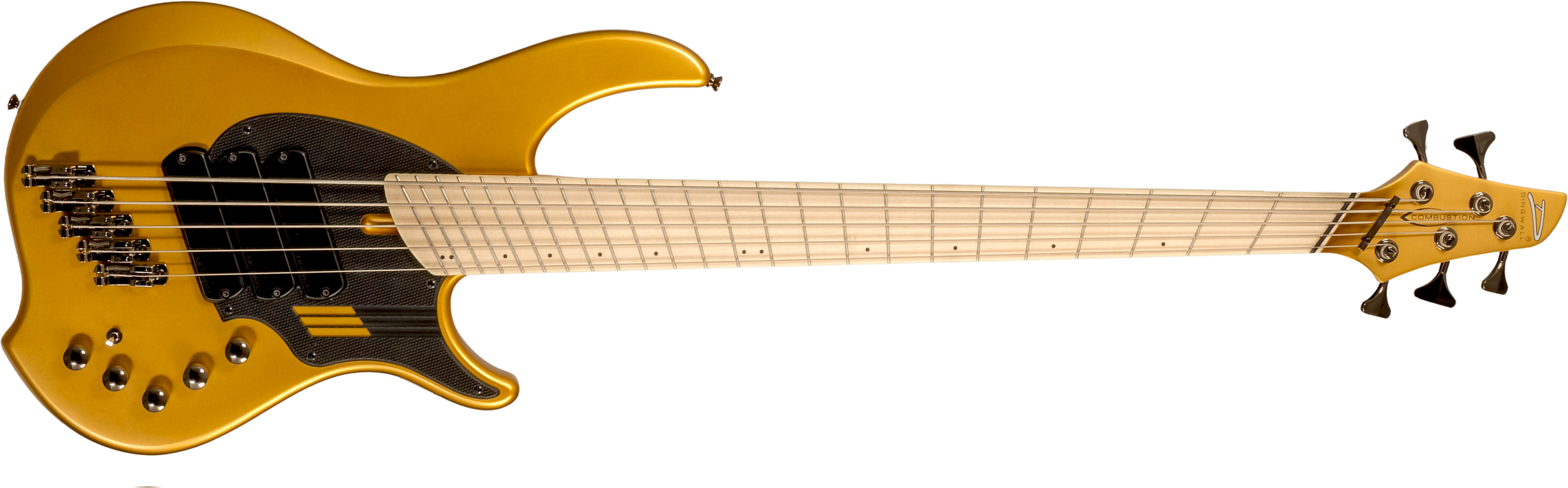 Dingwall Adam Nolly Getgood Ng3 5c Signature 3pu Active Mn - Gold Matte - Solid body elektrische bas - Main picture